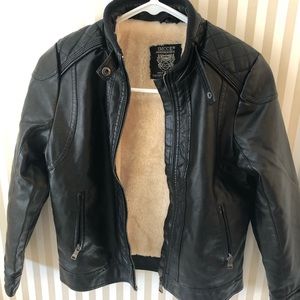 Kids Leather Jacket- Size 11/12